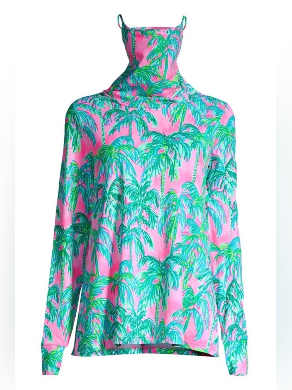 Lilly Pulitzer Lilshield UPF 50+ Top Pink Blossom Suite Views Size M C